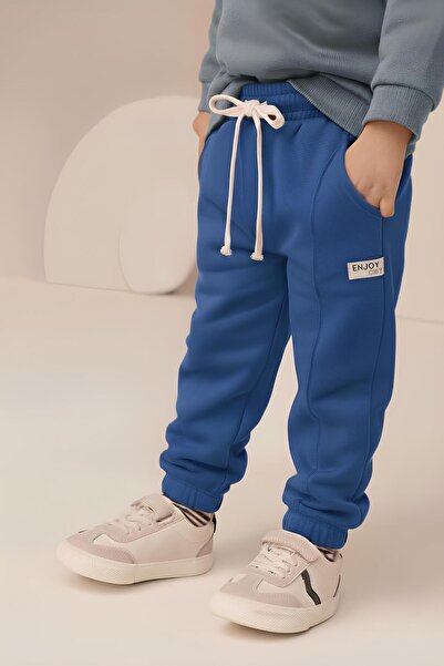Cigit Long Sweatpants 2-8 Years Blue