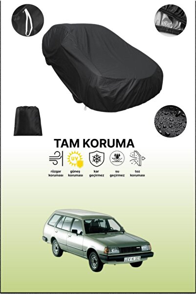 dokaca غطاء سيارة متوافق مع سيارة مازدا 323 1 ستيشن واجن باللون الأسود، غطاء ...