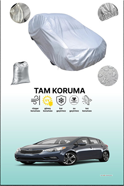 dokaca غطاء سيارة رمادي متوافق مع كيا فورتي 5 أبواب 2016 - 2021، غطاء سيارة، ...