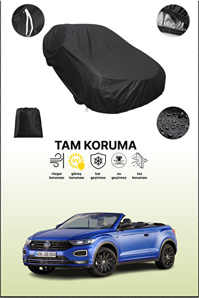 dokaca غطاء سيارة متوافق مع فولكس فاجن تي-روك كابريوليه 2019 - 2021، غطاء واق...