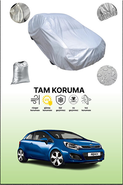 dokaca غطاء سيارة رمادي متوافق مع كيا ريو 3 أبواب 2012 - 2016، غطاء سيارة، غط...