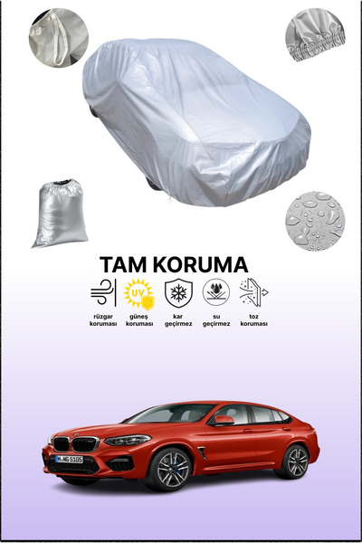 dokaca غطاء سيارة رمادي متوافق مع بي إم دبليو إكس 4 إم 2019 - 2021، غطاء سيارة، غطاء واقي