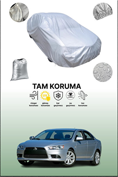 dokaca غطاء سيارة رمادي متوافق مع ميتسوبيشي لانسر 2007 - 2015، غطاء سيارة، غطاء واقي