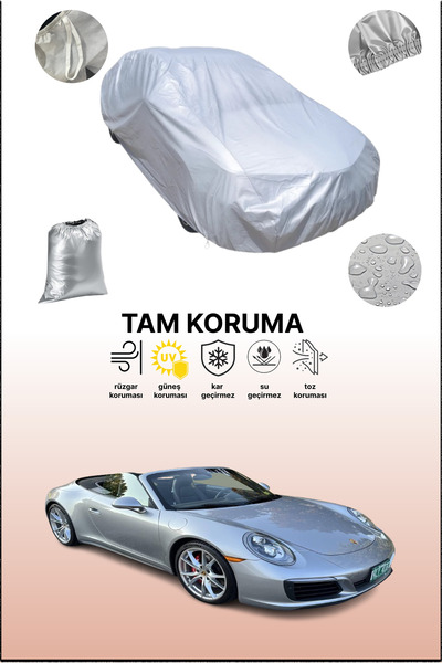 dokaca غطاء سيارة متوافق مع بورش 911 كاريرا 4s كابريوليه (991) 2012 - 2018، غ...