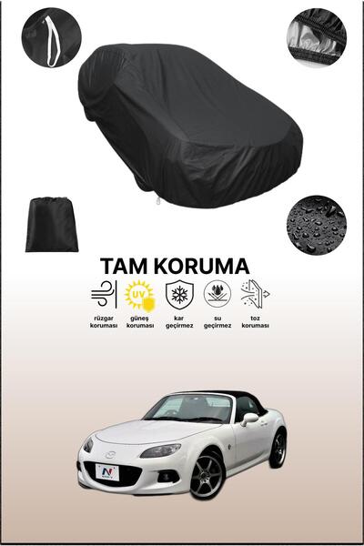 dokaca غطاء سيارة مازدا رودستر أسود متوافق، غطاء واقي، غطاء سيارة