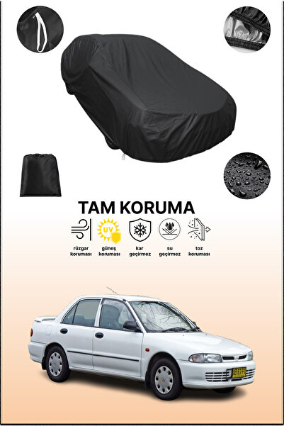 dokaca غطاء سيارة متوافق مع ميتسوبيشي لانسر V باللون الأسود، غطاء واقي، غطاء ...