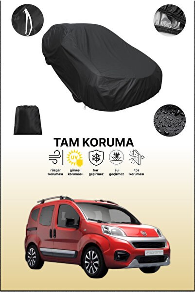 dokaca Siyah Fiat Fiorino Uyumlu Araba Brandası, Koruyucu Örtü, Oto Branda