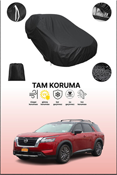dokaca غطاء سيارة أسود متوافق مع نيسان باثفايندر V، غطاء واقي، غطاء سيارة