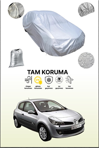 dokaca Gri Renault Clio 3 Kapılı 2009 - 2012 Uyumlu Oto Branda, Araba Brandas...