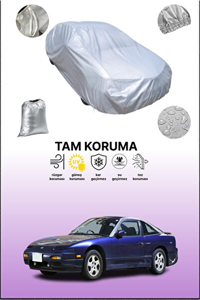 dokaca Gray Nissan 180 Sx Compatible Car Cover, Car Tarpaulin, Protective Cover
