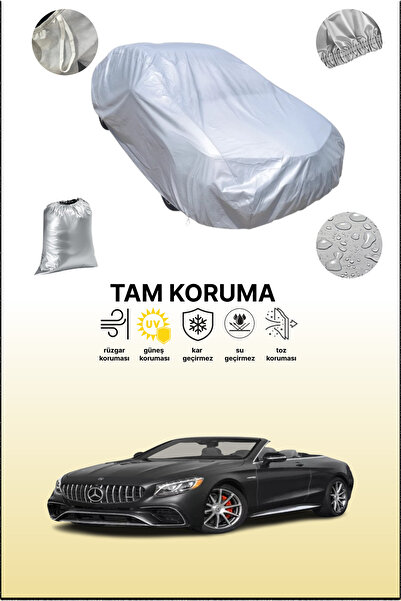 dokaca غطاء سيارة رمادي متوافق مع مرسيدس الفئة S كابريوليه (A217) 2017 - 2021...