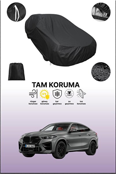 dokaca غطاء سيارة أسود متوافق مع بي إم دبليو إكس 6 إم، غطاء واقي، غطاء سيارة