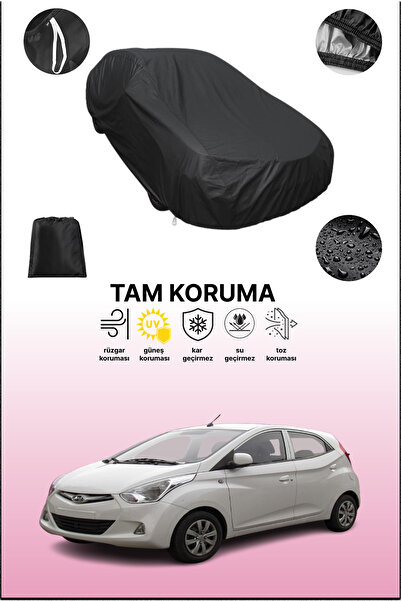 dokaca غطاء سيارة متوافق مع هيونداي إيون باللون الأسود، غطاء واقي، غطاء سيارة