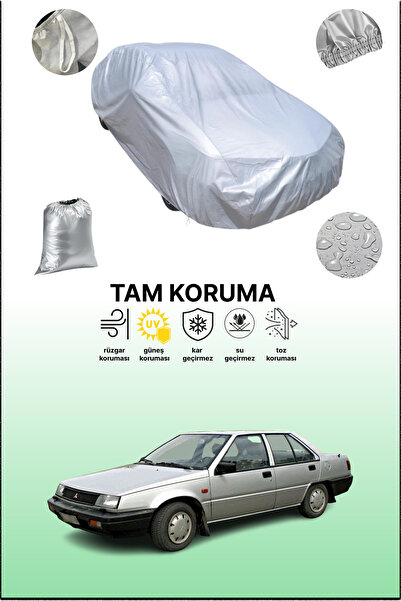 dokaca غطاء سيارة رمادي متوافق مع ميتسوبيشي لانسر فيوري 2، غطاء سيارة، غطاء واقي