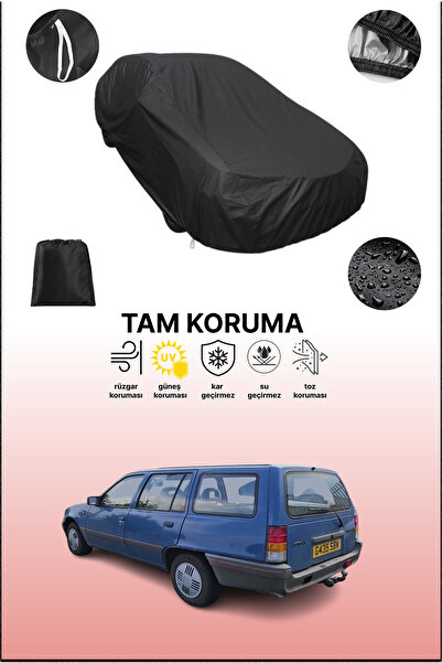 dokaca غطاء سيارة أسود متوافق مع فوكسهول أسترا Mk 2 إستيت، غطاء واقي، غطاء سيارة