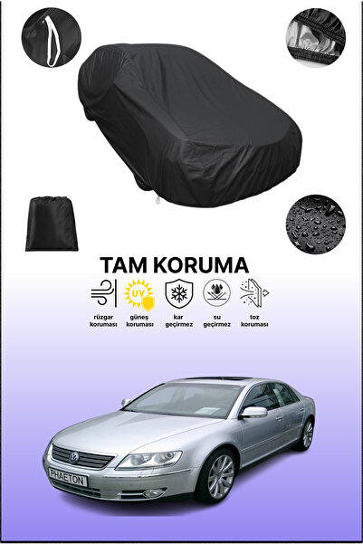 dokaca غطاء سيارة متوافق مع فولكس فاجن فايتون باللون الأسود، غطاء واقي، غطاء ...