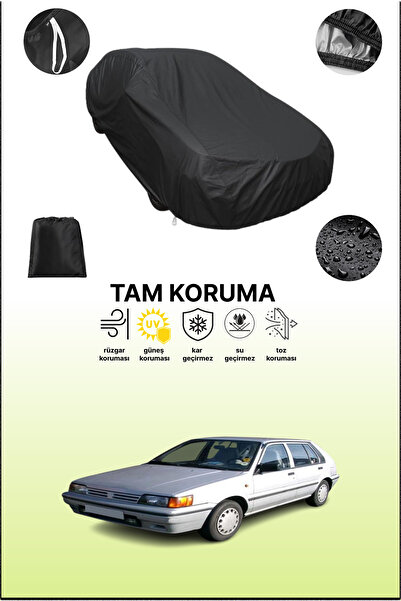 dokaca غطاء سيارة أسود متوافق مع نيسان صني 2 هاتشباك، غطاء واقي، غطاء سيارة