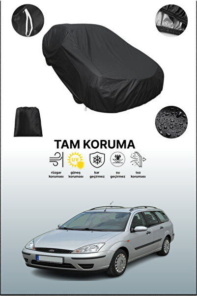 dokaca غطاء سيارة متوافق مع سيارة فورد فوكس تورنييه 1 باللون الأسود، غطاء واق...