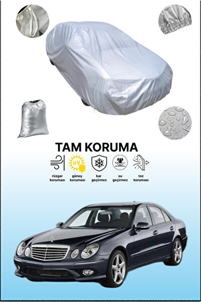 dokaca Gri Mercedes E SERISI(E200) Uyumlu Oto Branda, Araba Brandası, Koruyuc...