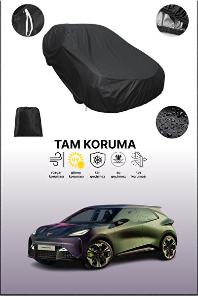 dokaca غطاء سيارة متوافق مع مفهوم كابرا رافال باللون الأسود، غطاء واقي، غطاء سيارة