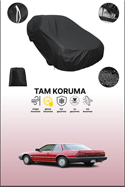 dokaca غطاء سيارة متوافق مع هوندا بريلود 2 باللون الأسود، غطاء واقي، غطاء سيارة