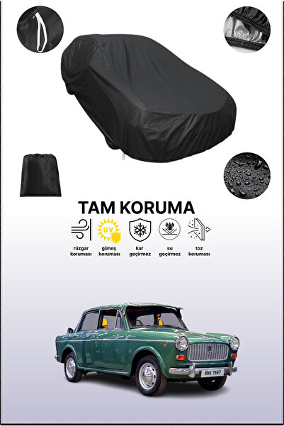 dokaca غطاء سيارة أسود متوافق مع فيات بريمير بادميني، غطاء واقي، غطاء سيارة