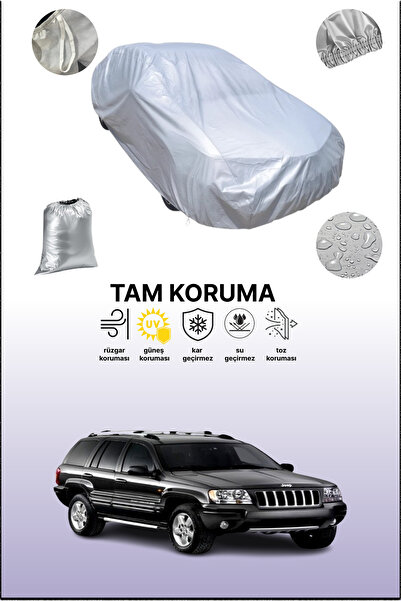 dokaca غطاء سيارة رمادي متوافق مع جيب جراند شيروكي 2003 - 2005، غطاء سيارة، غ...