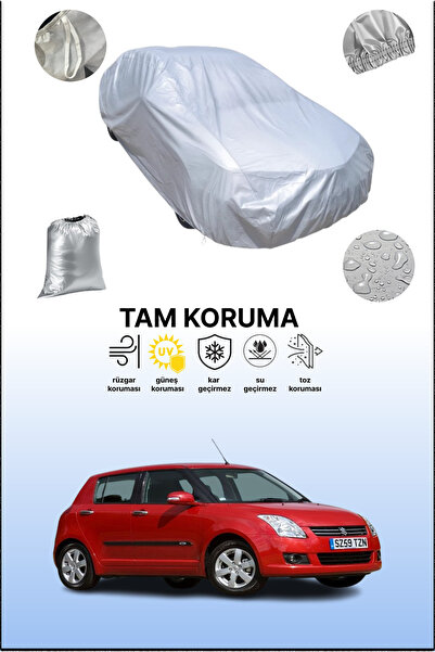 dokaca غطاء سيارة رمادي متوافق مع سوزوكي سويفت 3 أبواب 2005 - 2009، غطاء سيار...