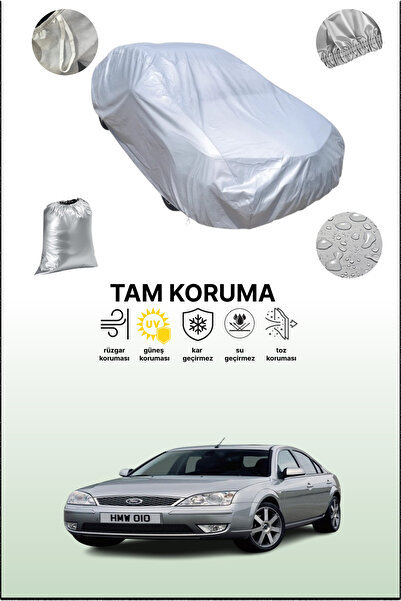 dokaca غطاء سيارة رمادي متوافق مع فورد مونديو 3 هاتشباك، غطاء سيارة، غطاء واقي