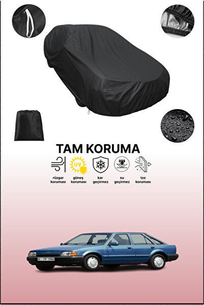 dokaca غطاء سيارة متوافق مع سيارة فورد اسكورت 3 باللون الأسود، غطاء حماية، غط...