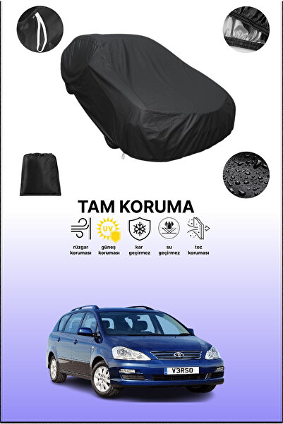 dokaca غطاء سيارة متوافق مع تويوتا أفينسيس فيرسو 2003 - 2006، أسود اللون، غطا...