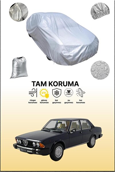 dokaca غطاء سيارة رمادي متوافق مع ألفا روميو 6، غطاء سيارة، غطاء واقي