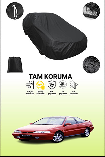 dokaca غطاء سيارة متوافق مع هيونداي سكوب 1992 - 1996، غطاء واقي، غطاء سيارة أسود