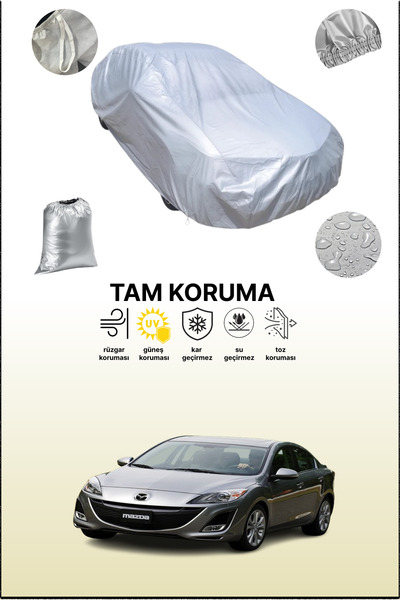 dokaca غطاء سيارة رمادي متوافق مع مازدا 3 / أكسيلا سيدان 2009 - 2013، غطاء سي...