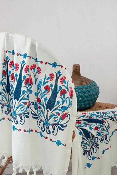 Mulberry Бамбуковий рушник з принтом Пештемал