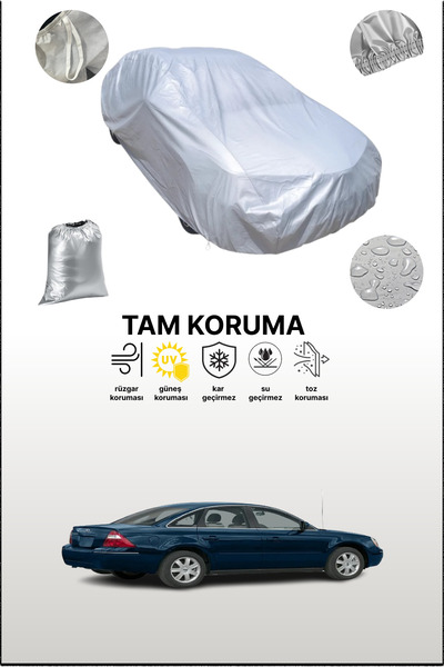 dokaca غطاء سيارة رمادي متوافق مع فورد فايف هاندريد، غطاء سيارة، غطاء واقي