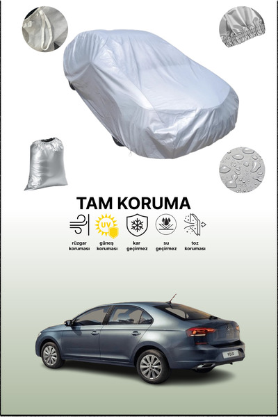 dokaca غطاء سيارة متوافق مع فولكس فاجن بولو سيدان 2010 - 2021، غطاء سيارة، غط...