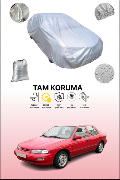 dokaca غطاء سيارة رمادي متوافق مع كيا سيفيا، غطاء سيارة، غطاء واقي