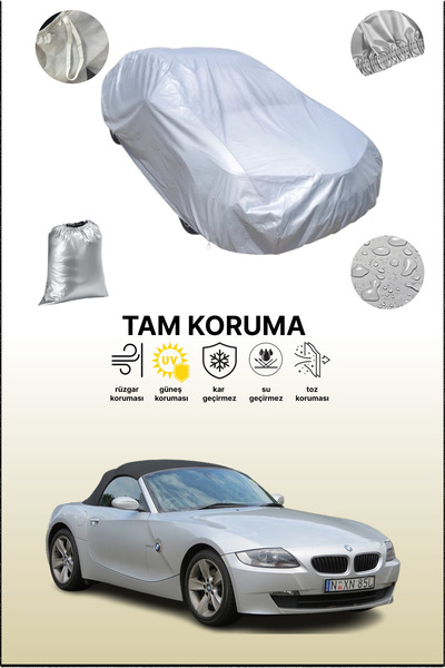 dokaca غطاء سيارة رمادي متوافق مع بي إم دبليو زد 4 (إي85) 2002 - 2006، غطاء سيارة، غطاء واقي