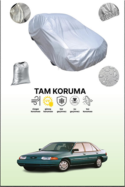 dokaca غطاء سيارة رمادي متوافق مع فورد إسكورت 4 أبواب 1993 - 1995، غطاء سيارة...