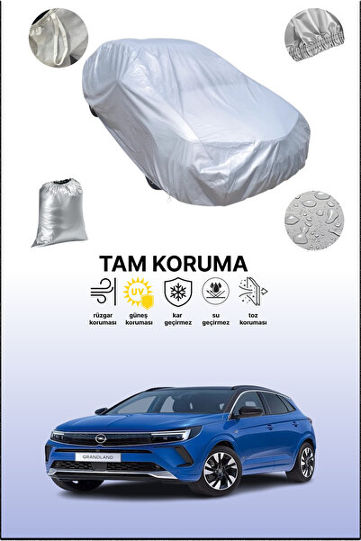 dokaca Gri Opel Grandland Uyumlu Oto Branda, Araba Brandası, Koruyucu Örtü