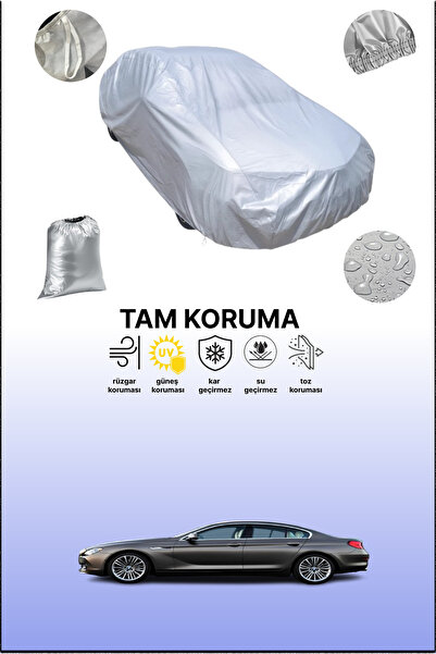 dokaca غطاء سيارة رمادي متوافق مع بي إم دبليو الفئة السادسة جران كوبيه (F06) 2012 - 2015، غطاء سيارة، غطاء واقي