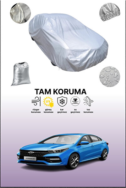 dokaca غطاء سيارة رمادي متوافق مع تشيري أريزو جي إكس، غطاء سيارة، غطاء واقي