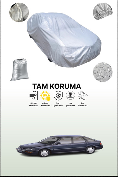 dokaca غطاء سيارة رمادي متوافق مع هوندا كونسيرتو هاتشباك 1990 - 1994، غطاء سي...