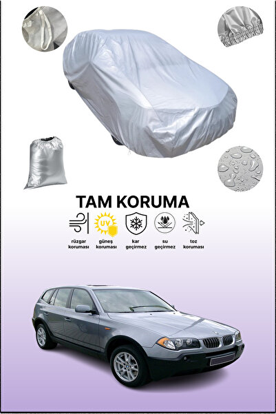 dokaca غطاء سيارة رمادي متوافق مع بي إم دبليو إكس3 (إي83) 2007 - 2010، غطاء سيارة، غطاء واقي