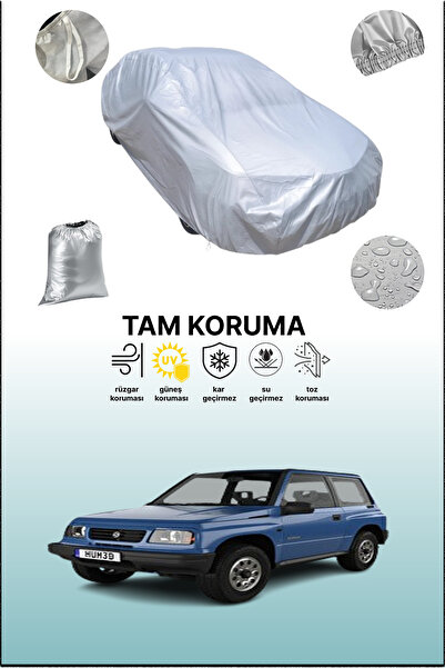 dokaca غطاء سيارة رمادي متوافق مع سوزوكي فيتارا ثلاثي الأبواب 1989 - 1998، غط...