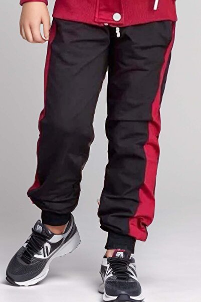 Riccotarz Boy - ClarEt REd HoodEd Tracksuit SEt with ModE TExt and StripE DEtail