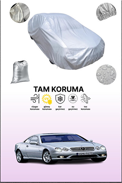 dokaca غطاء سيارة رمادي متوافق مع مرسيدس سي إل 55 إيه إم جي (سي215) 2002 - 20...