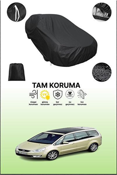 dokaca غطاء سيارة متوافق مع فورد جالاكسي 2006 - 2016 باللون الأسود، غطاء واقي...