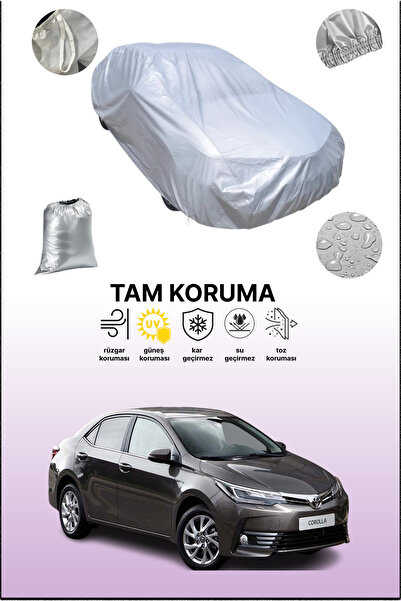 dokaca غطاء سيارة رمادي متوافق مع تويوتا كورولا الأمريكية 2016 - 2018، غطاء س...